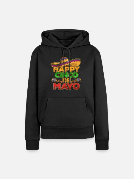 Cinco De Mayo - Frauen Premium Bio Hoodie - Schwarz