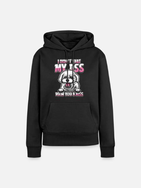 Bichon Frize - Frauen Premium Bio Hoodie - Schwarz