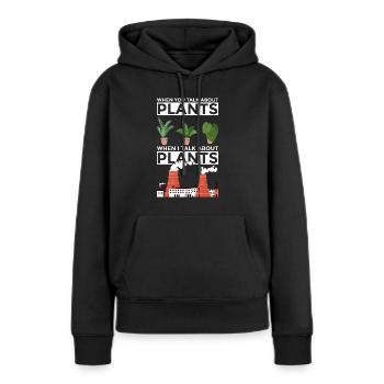 Nuklearingenieur Und Kernkraftwerk Nukleare - Frauen Premium Bio Hoodie - Schwarz - Vorne - Julia (174cm)