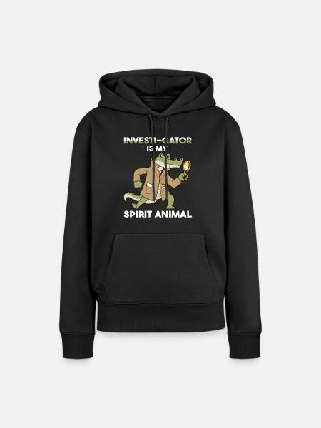Forensiker Kriminaltechnik Ermittler - Frauen Premium Bio Hoodie - Schwarz