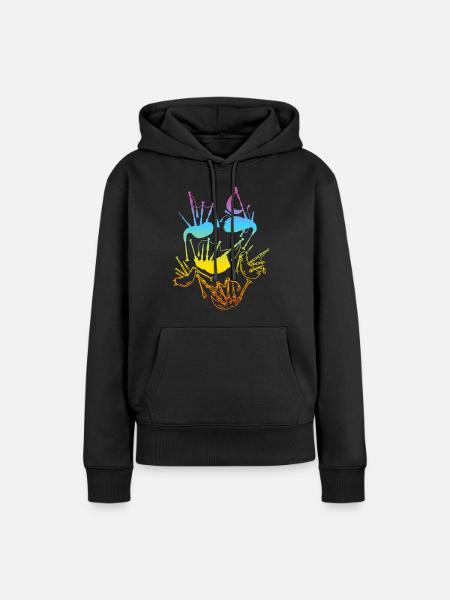 Bagpipes Bagpipe Musician Bagpiper - Frauen Premium Bio Hoodie - Schwarz