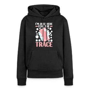Seifenmacher Seife Machen - Frauen Premium Bio Hoodie - Schwarz - Vorne - Julia (174cm)