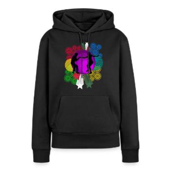 Boogie Woogie Retro Tanzen Swing - Frauen Premium Bio Hoodie - Schwarz - Vorne - Julia (174cm)