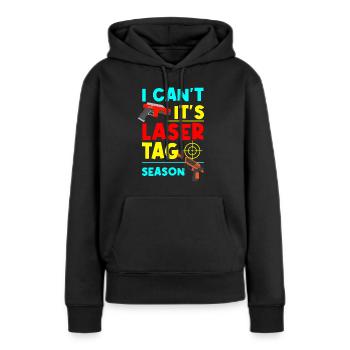 Laser Tag Laser Gun Laser Tag Lasergame - Sweat à capuche Premium bio Femme - noir - Devant - Julia (174cm)