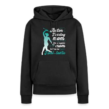 Gymnastik Tanz Baton Wirbeln Turnen - Frauen Premium Bio Hoodie - Schwarz - Vorne - Julia (174cm)
