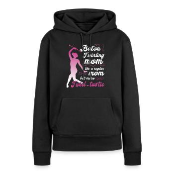 Gymnastik Tanz Baton Wirbeln Turnen - Frauen Premium Bio Hoodie - Schwarz - Vorne - Julia (174cm)