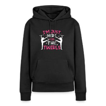 Twirling Baton Majorette Rod Turning - Women’s Premium Organic Hoodie - black - Front - Julia (174cm)