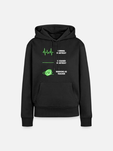 Teacher Funny Teacher Worker School Teacher - Women’s Premium Organic Hoodie - black