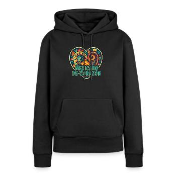 Mexiko Strandurlaub am Meer Design Strandmotiv - Frauen Premium Bio Hoodie - Schwarz - Vorne - Julia (174cm)