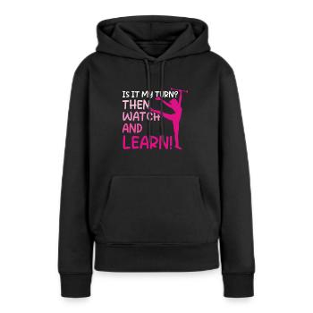 Baton Twirling Trainerin Majorette Stabdrehen - Frauen Premium Bio Hoodie - Schwarz - Vorne - Julia (174cm)