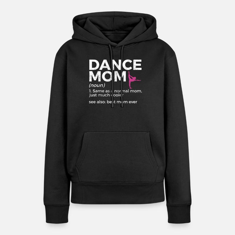 Danse pour danseurs - Sweat à capuche Premium bio Femme - noir