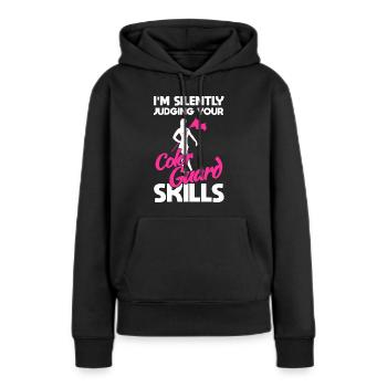 Color Guard Training Lustig Tanz - Frauen Premium Bio Hoodie - Schwarz - Vorne - Julia (174cm)
