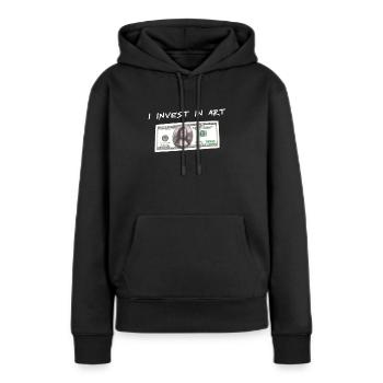 Mona Lisa In Kunst investieren Klassische Kunst - Frauen Premium Bio Hoodie - Schwarz - Vorne - Julia (174cm)