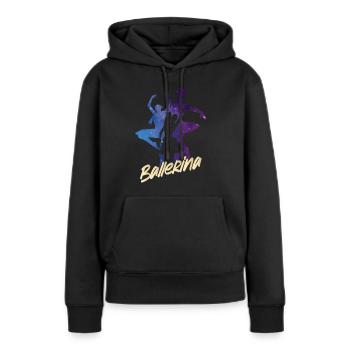 Ballet Dancer Dance Girl Ballerina - Frauen Premium Bio Hoodie - Schwarz - Vorne - Julia (174cm)