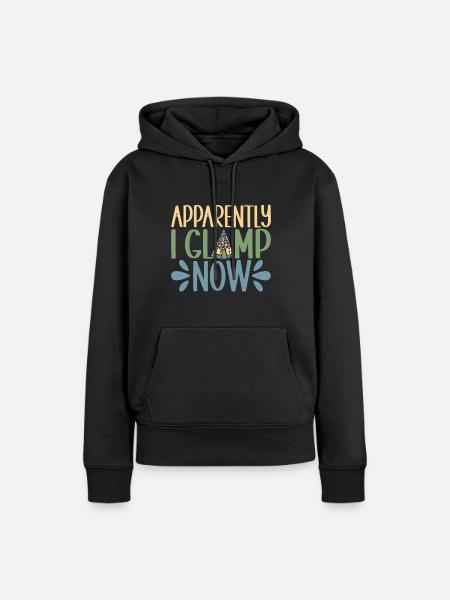 Glamping Glamper - Frauen Premium Bio Hoodie - Schwarz