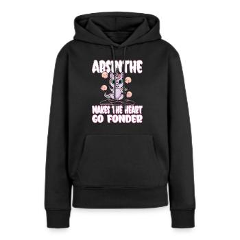 Satan Beelzebub Teufel Gothic Pentagram Mystisch - Frauen Premium Bio Hoodie - Schwarz - Vorne - Julia (174cm)