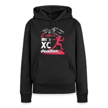 XC running present for men and women - Women’s Premium Organic Hoodie - black - Front - Julia (174cm)