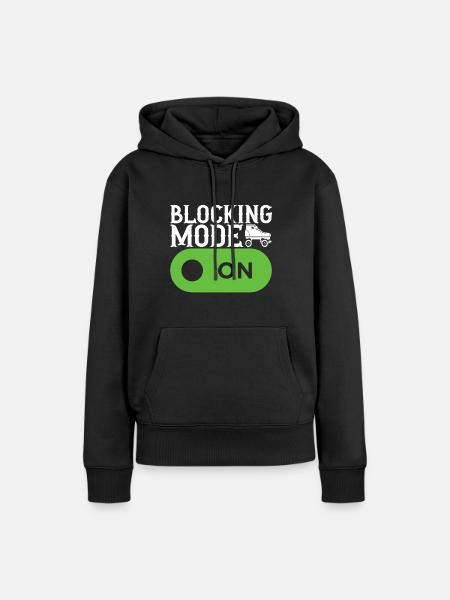 Roller Derby - Frauen Premium Bio Hoodie - Schwarz
