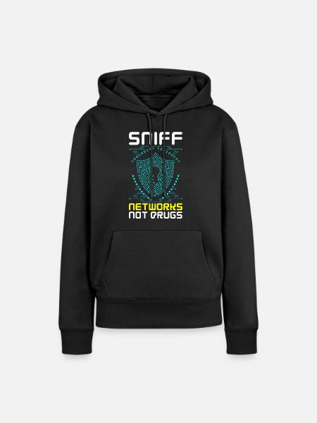 Cybersicherheit Hacking IT - Frauen Premium Bio Hoodie - Schwarz