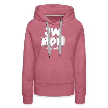 Die Zeugen Jehovas - Frauen Premium Bio Hoodie - Malve - Vorne - Isabella (175cm)
