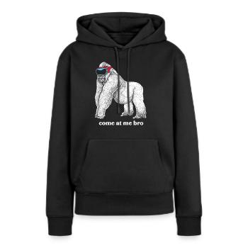 Virtual Reality VR Geschenk - Frauen Premium Bio Hoodie - Schwarz - Vorne - Julia (174cm)