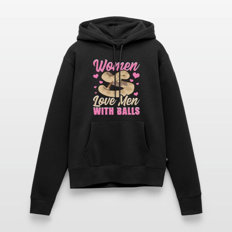 Kugelpython Schlange Frauen Premium Bio Hoodie