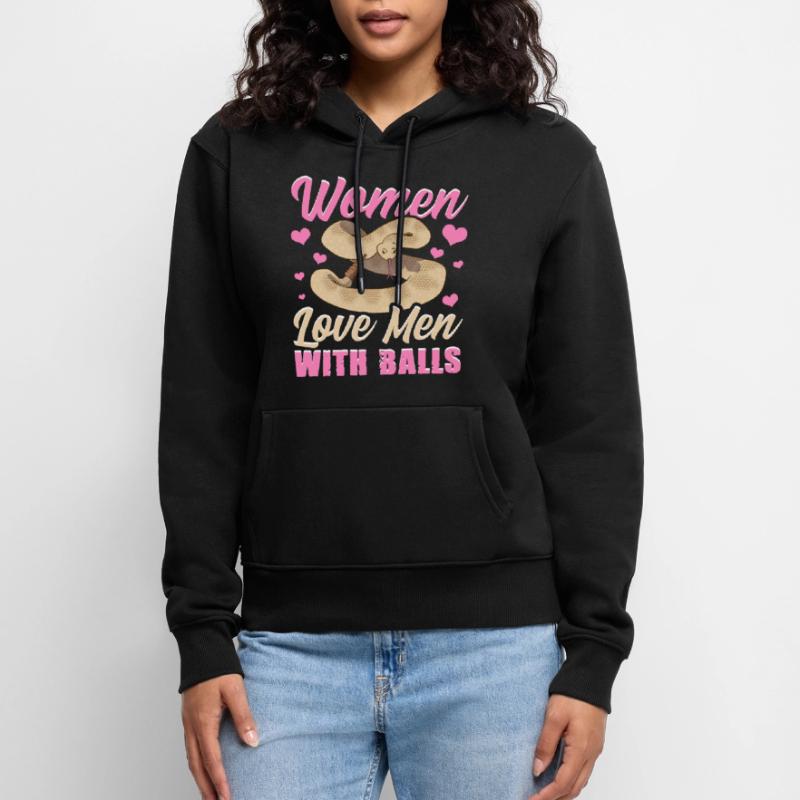 Kugelpython Schlange Frauen Premium Bio Hoodie