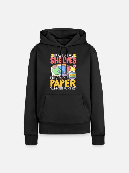 Scrapbooking Scrapbooker - Frauen Premium Bio Hoodie - Schwarz