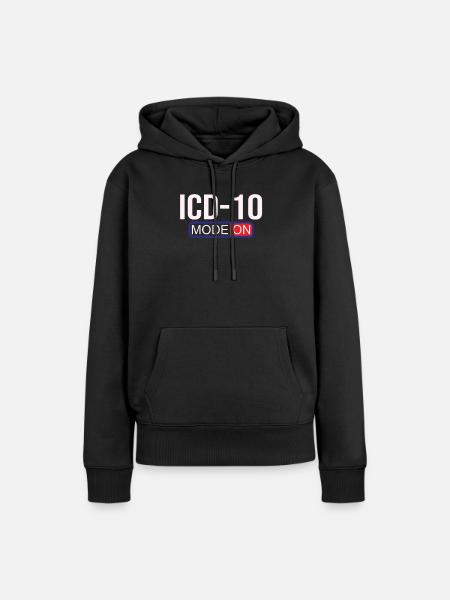 Medizinischer Assistent - Medizinischer Kodierer - Frauen Premium Bio Hoodie - Schwarz