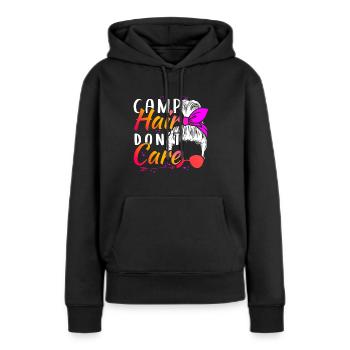 Camping Camp Hair Camper - Women’s Premium Organic Hoodie - black - Front - Julia (174cm)