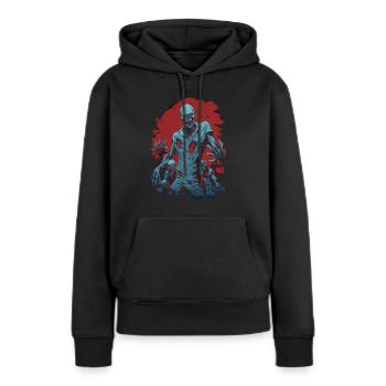 Zombie Apocalypse: Halloween Horde of the Undead - Sweat à capuche Premium bio Femme - noir - Devant - Julia (174cm)