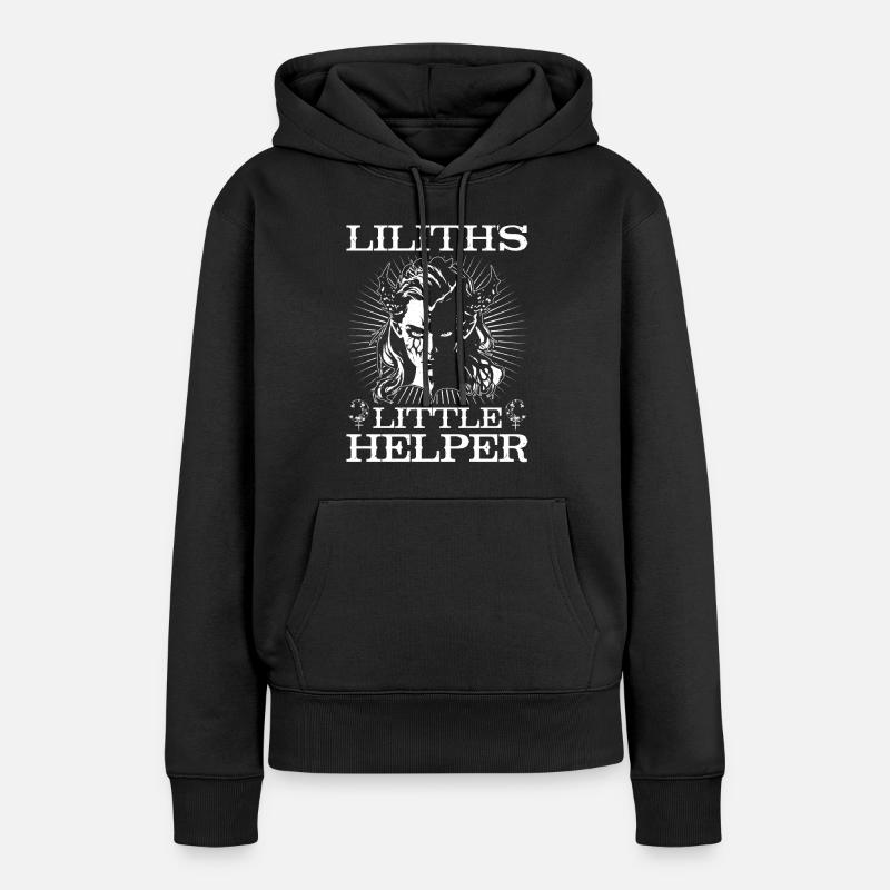 Lilith, Dämon, Gothic, Mythologie, Folklore, - Frauen Premium Bio Hoodie - Schwarz