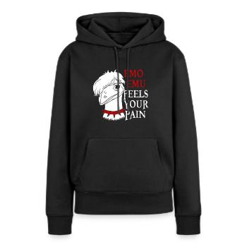 Emo Boy Emo Girl Emu Bird Emocore Punk Ästhetik - Frauen Premium Bio Hoodie - Schwarz - Vorne - Julia (174cm)