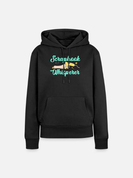 Scrapbooking Scrapbooker - Frauen Premium Bio Hoodie - Schwarz