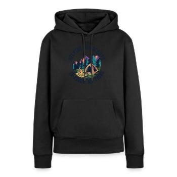 Cub Scouting Design Für Einen Pfadfinderführer - Frauen Premium Bio Hoodie - Schwarz - Vorne - Julia (174cm)