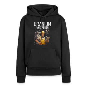 Kernenergie Spruch für Kernenergie - Frauen Premium Bio Hoodie - Schwarz - Vorne - Julia (174cm)