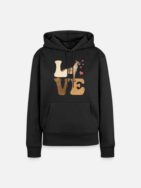 Belgian Malinois Dog - Women’s Premium Organic Hoodie - black