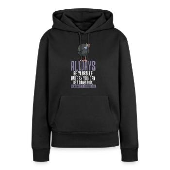 Perlhühner Perlhuhn Guinea Fowl - Women’s Premium Organic Hoodie - black - Front - Julia (174cm)