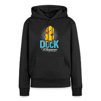 Duck Whisperer Duck Keeper Duck Breeder - Sweat à capuche Premium bio Femme - noir - Devant - Julia (174cm)