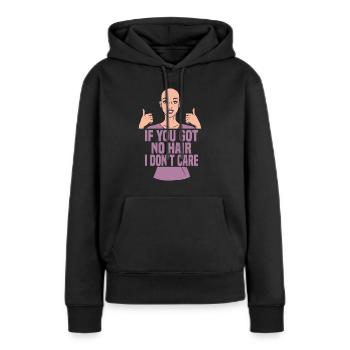 Krankenschwester Haar - Frauen Premium Bio Hoodie - Schwarz - Vorne - Julia (174cm)