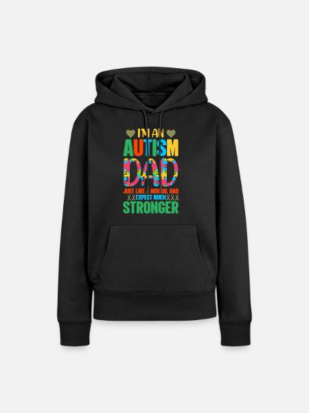 Autismus Autist - Frauen Premium Bio Hoodie - Schwarz