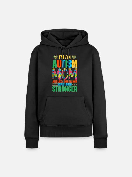 Autismus Autist - Frauen Premium Bio Hoodie - Schwarz