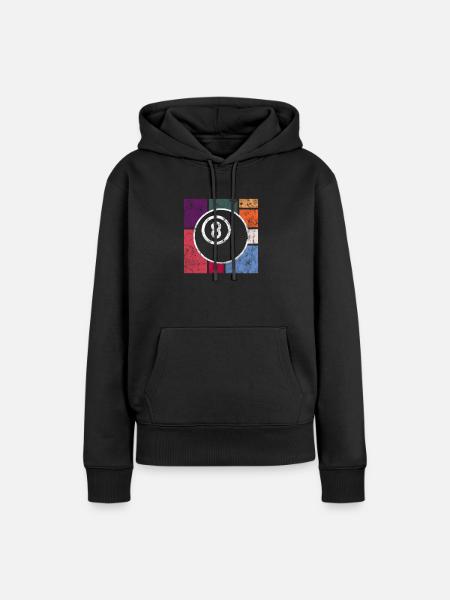 Billiards - Frauen Premium Bio Hoodie - Schwarz