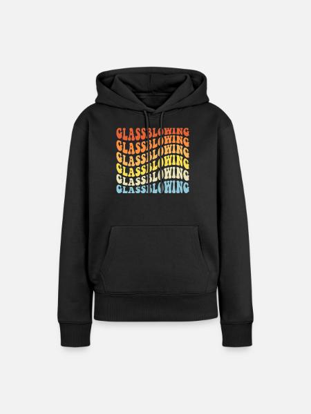 Glasbläser - Frauen Premium Bio Hoodie - Schwarz