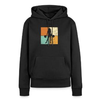 Cheerleading - Frauen Premium Bio Hoodie - Schwarz - Vorne - Julia (174cm)