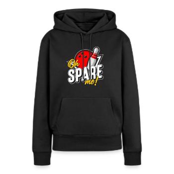 Alley Bowling Oh Spare Me Bowling Game Ninepins - Sweat à capuche Premium bio Femme - noir - Devant - Julia (174cm)