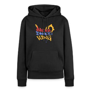 Breakdancing - Frauen Premium Bio Hoodie - Schwarz - Vorne - Julia (174cm)