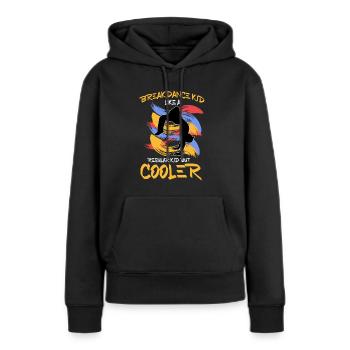 Breakdancing - Frauen Premium Bio Hoodie - Schwarz - Vorne - Julia (174cm)