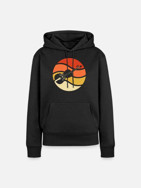 Violine Violinist - Frauen Premium Bio Hoodie - Schwarz