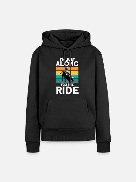 Rodeo - Frauen Premium Bio Hoodie - Schwarz